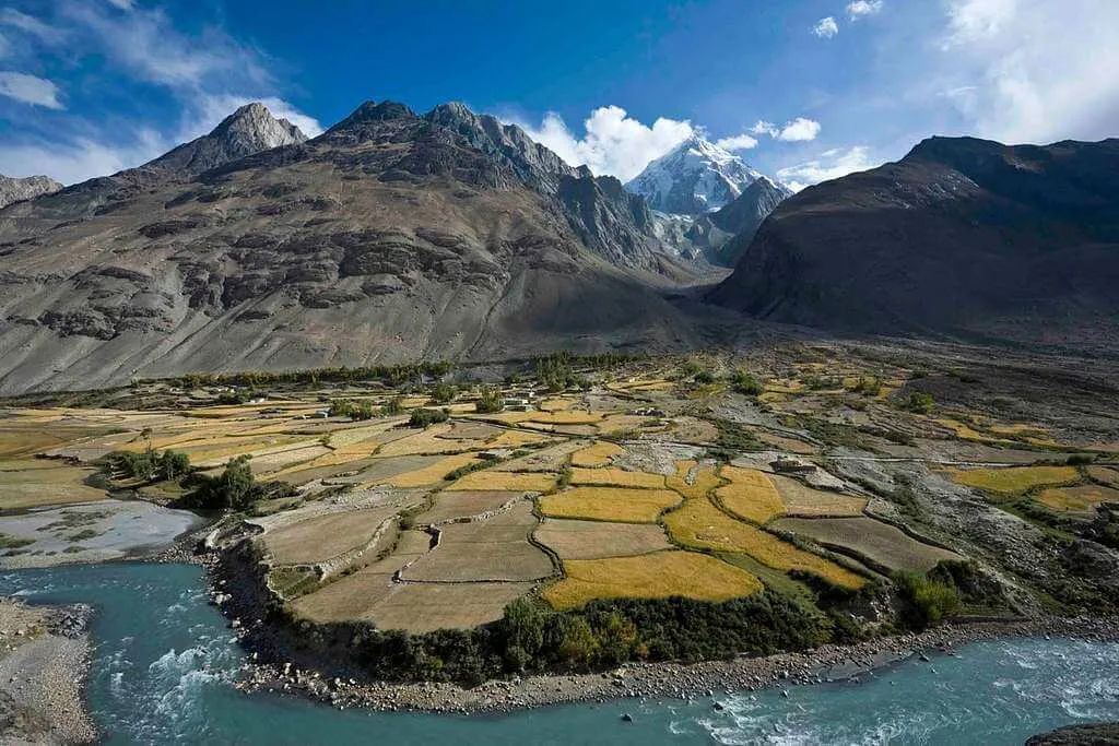 flood plain cultivation in Wakhan
