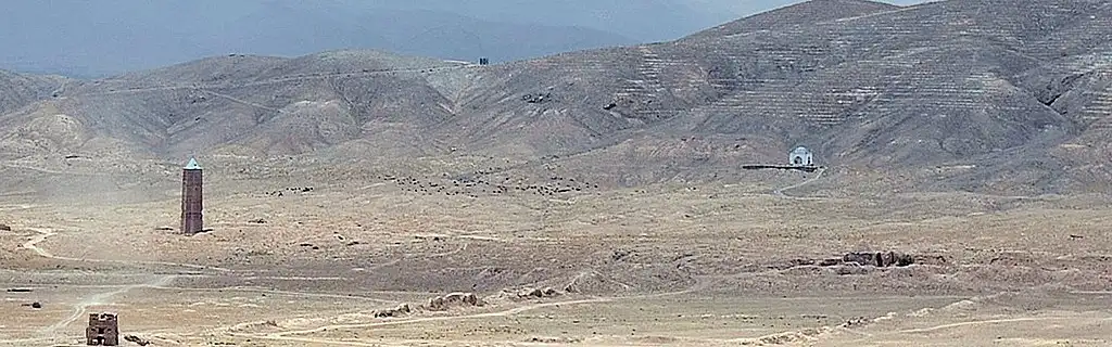 Minaret (left) and Palace (right) of Sultan Mas'ud