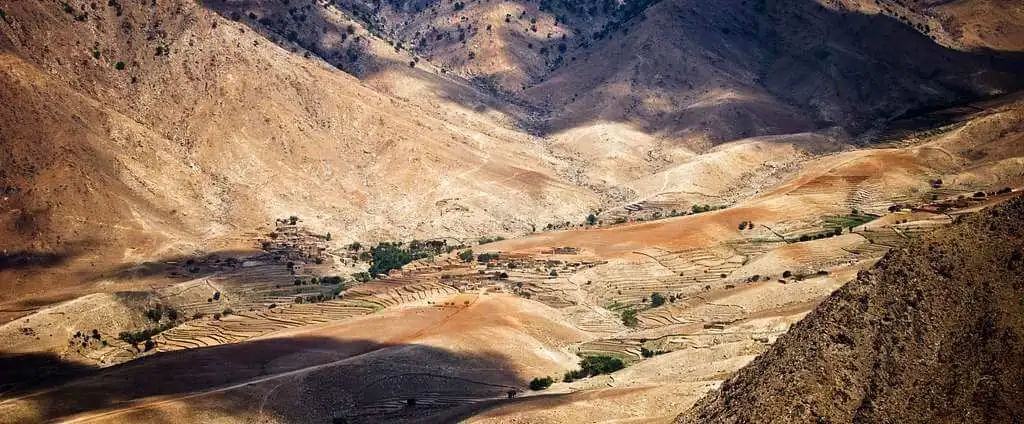 a village sits in laghman province afghanistan