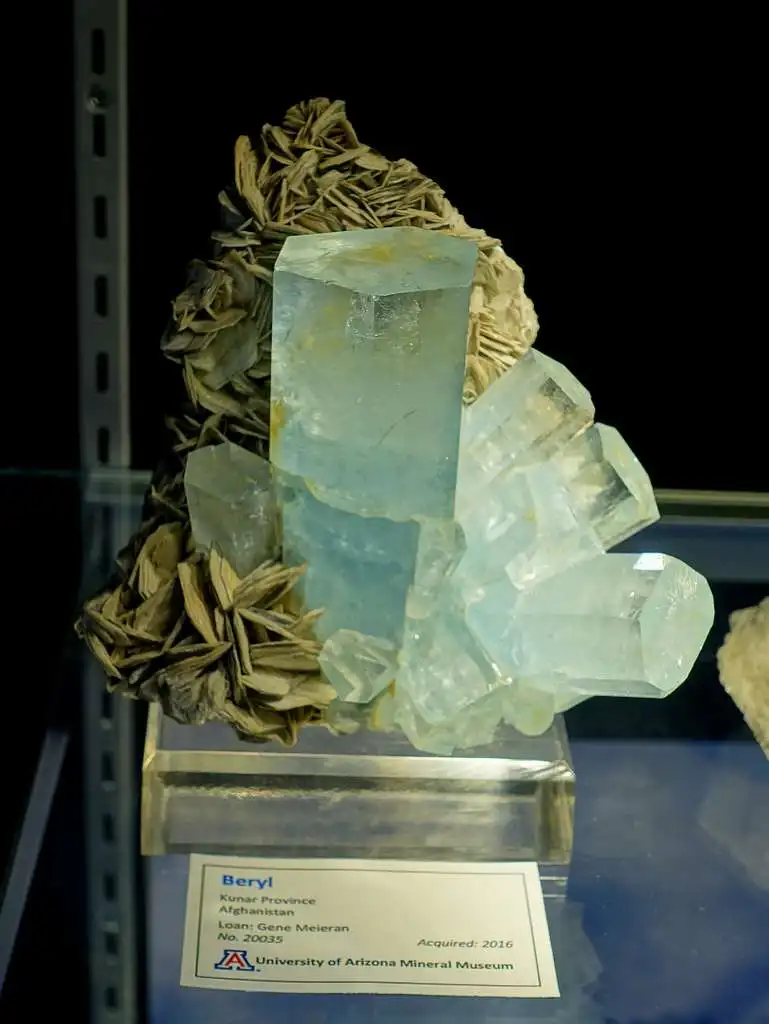 beryl kunar province afghanistan university of arizona mineral museum