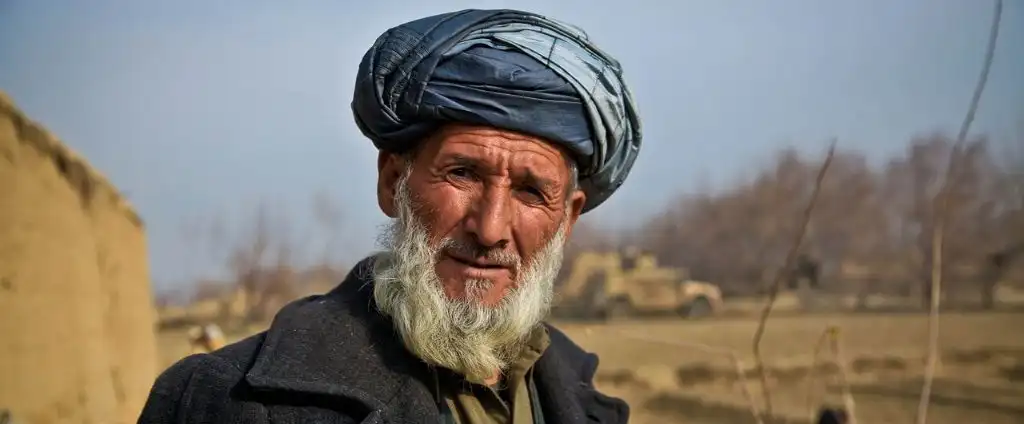 old village man of afghanistan